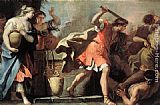 Sebastiano Ricci Moses Defending the Daughters of Jethro painting